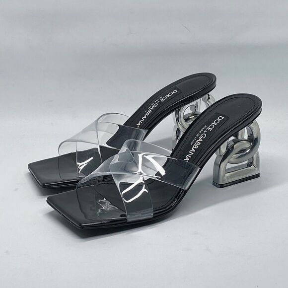 Dolce&Gabbana DG Heel PVC Mules side 36.5 - Picture 5 of 14